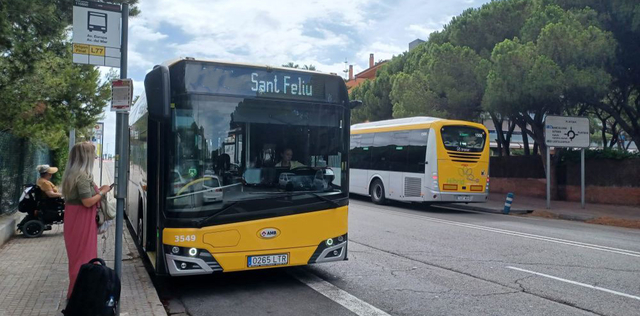 Millora el servei d’autobús interurbà a Sant Feliu de Llobregat