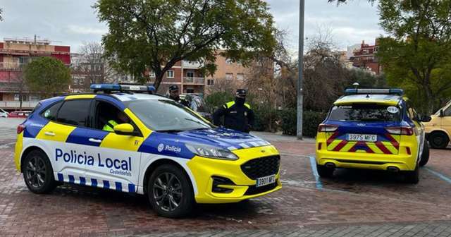 SUCCESSOS: Detingut in fraganti per la Policia Local de Castelldefels mentre robava en un establiment 