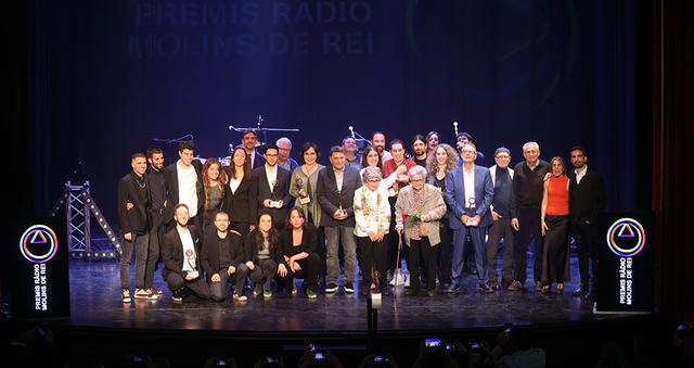 Foto de família dels guanyadors de l'edició d'enguany