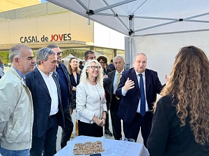 El ministre d’Indústria i Turisme, Jordi Hereu, va visitar la fira