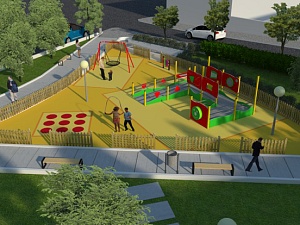 Imatge virtual del futur parc santandreuenc