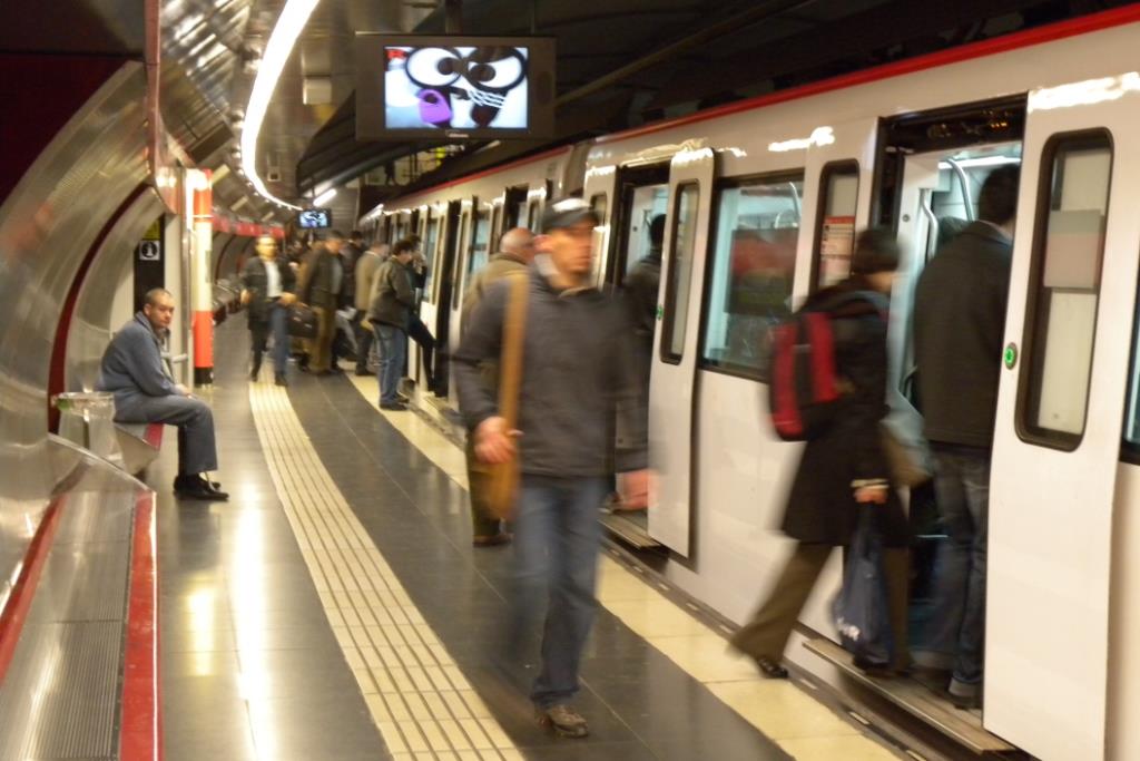 El metro, un dels transports més utilitzats
