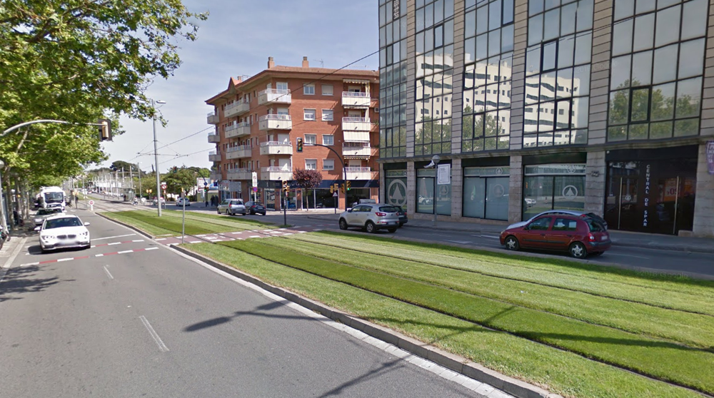 El carrer Laureà Miró d'Esplugues de Llobregat