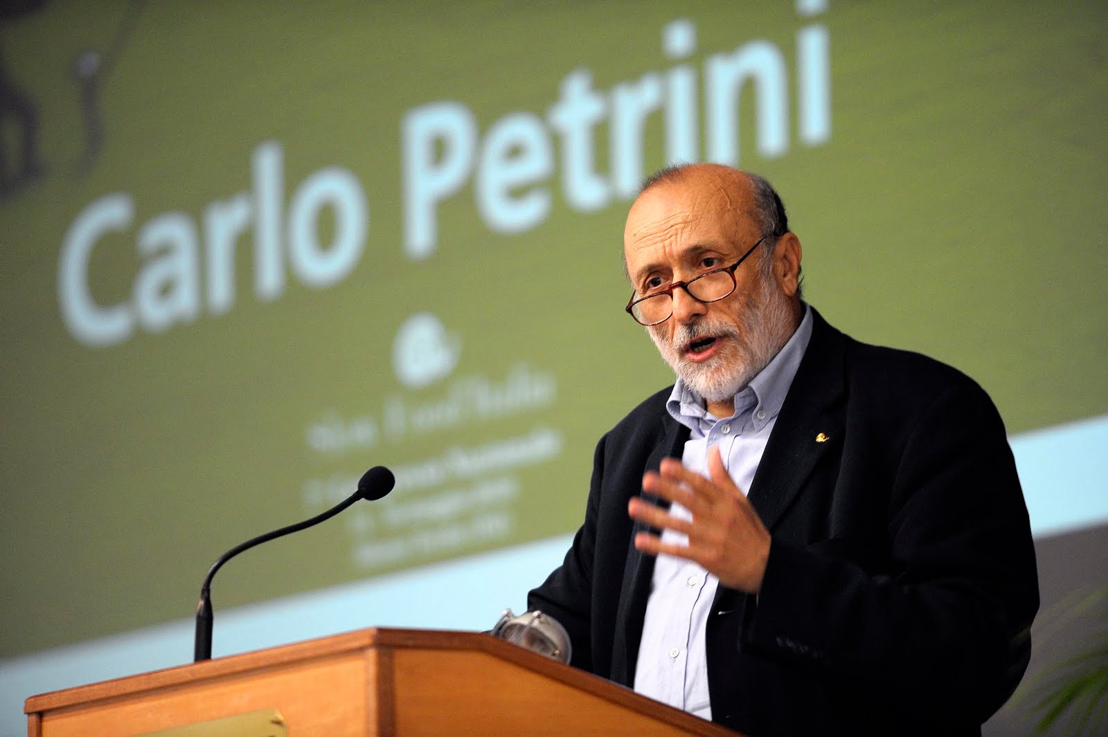 Carlos Patrini, fundado i president de l'Slow Food