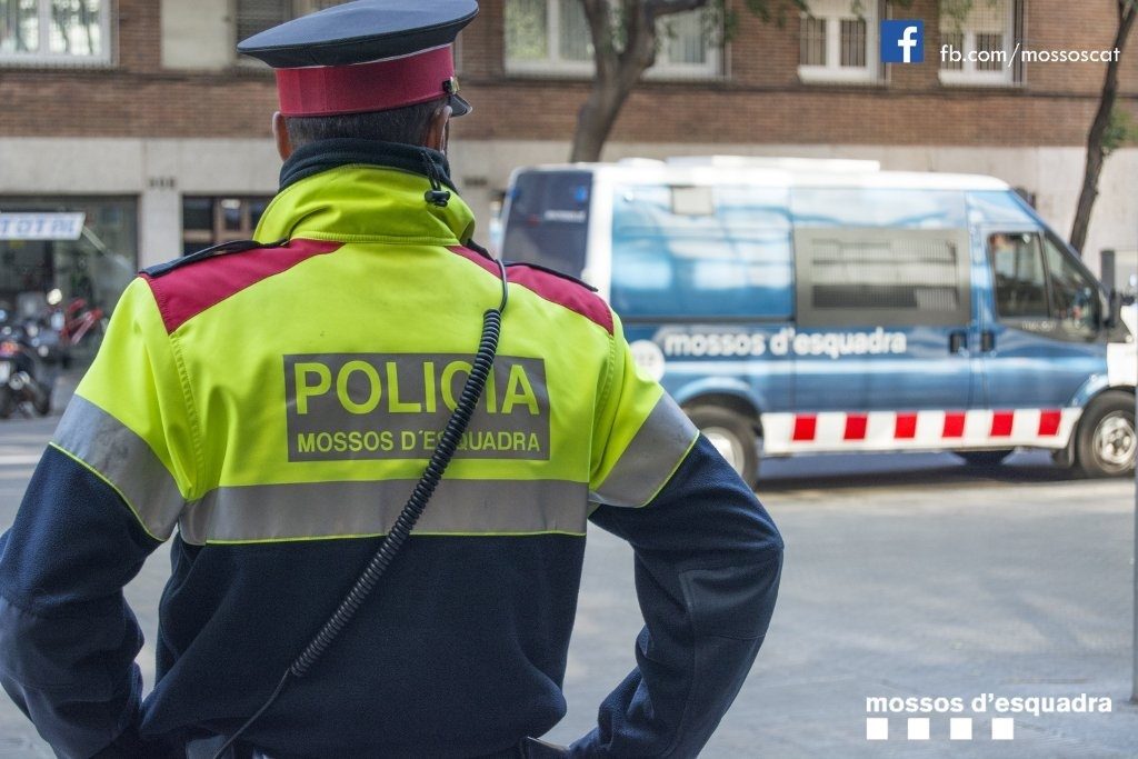 Els fets es van produir quan els agents van rebre l'avís d'alarma activada en un domicili d'un edifici a Sant Boi de Llobregat
