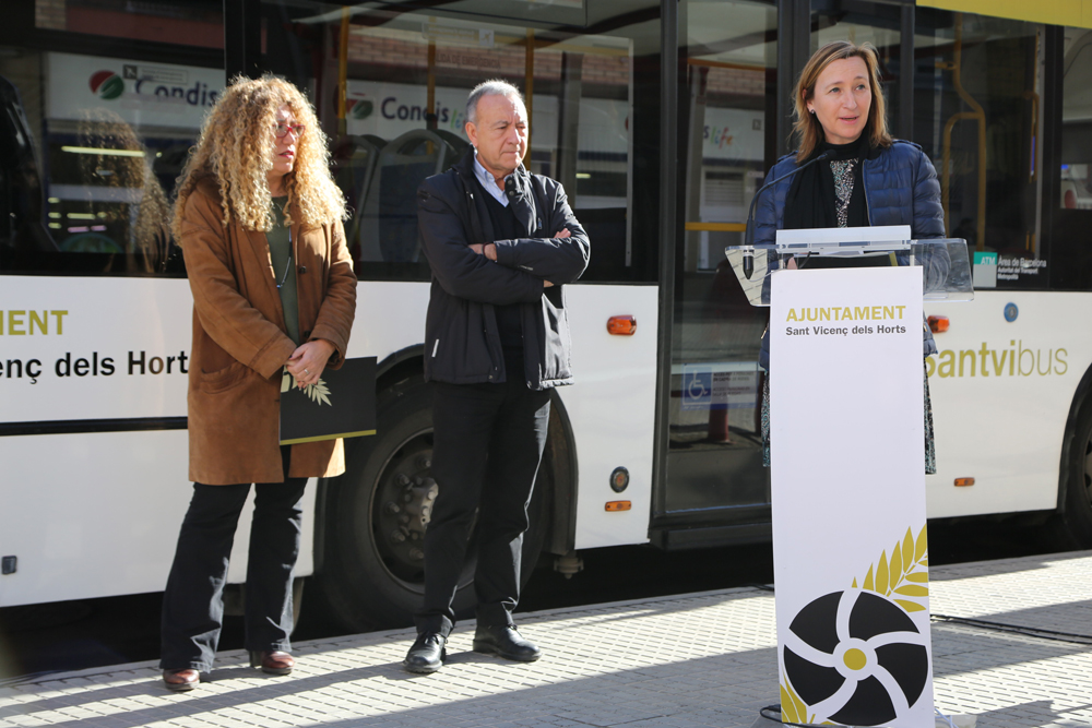 Acte 'inauguració de la nova xarxa d'autobusos de Sant Vicenç dels Horts