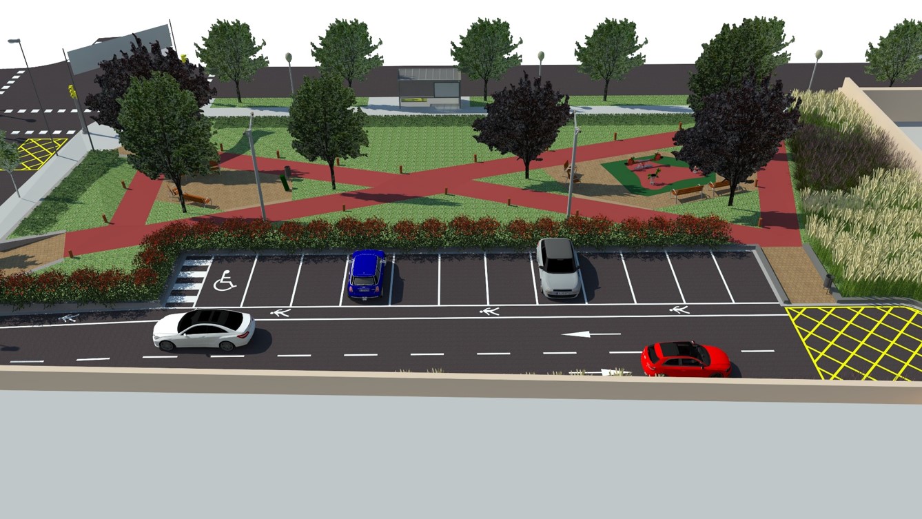 Es destinaran gairebé 1.300 m2 a espai verd amb camins que donaran transversalitat en totes les direccions