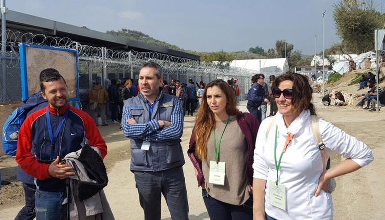 SOCIETAT: L’alcaldessa de Castelldefels viatja a Grècia per conèixer la marxa dels projectes d'ajuda a persones refugiades