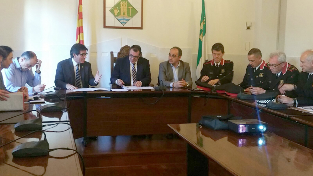 Jordi Jané va presidir la Junta Local de Seguretat de Martorell