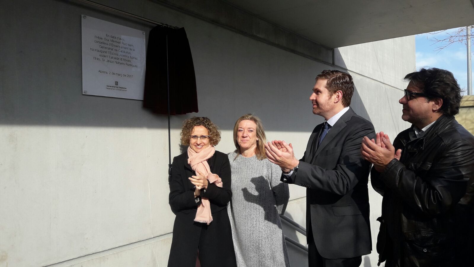 Inauguració de la nova escola Josefina Ibáñez a Abrera