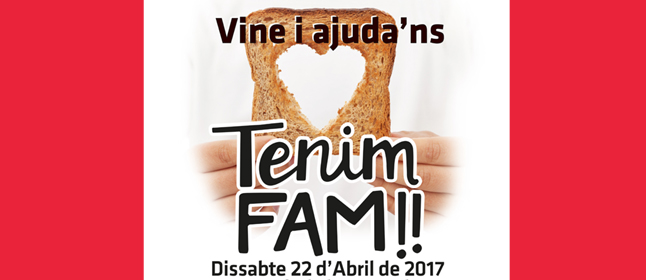SOCIETAT: El 22 d'abril tindrà lloc el II festival solidari "Tenim fam!" per recollir aliments per a les famílies sense recursos