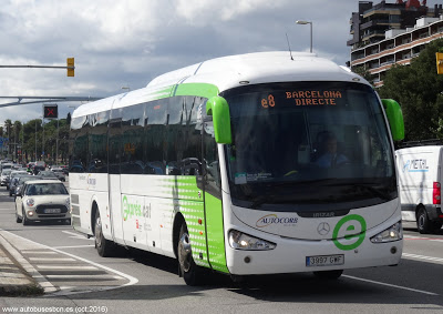 Territori i Sostenibilitat millora el bus exprés e8 Barcelona-Corbera