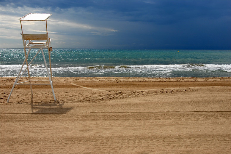 Imatge de la platja de La Pineda