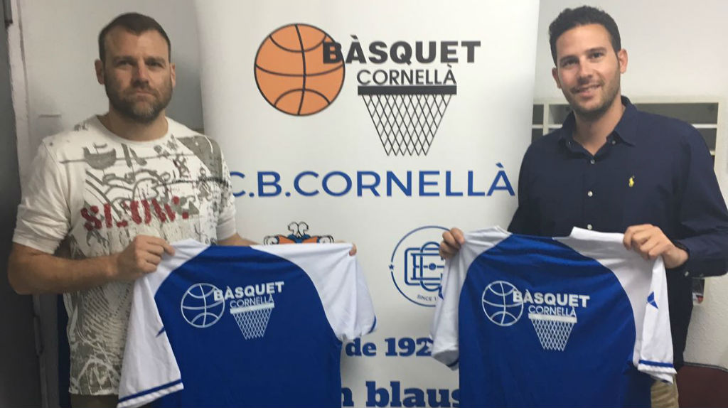  ESPORTS (BÀSQUET): Xavi Pardina, nou entrenador del CB Cornellà d'EBA, i Ferran Laviña, secretari tècnic dels sèniors