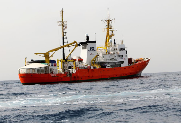 L''Aquarius' és una embarcació de rescat de migrants al Mediterrani central gestionada per les ONG SOS Mediterranée i Metges Sense Fronteres