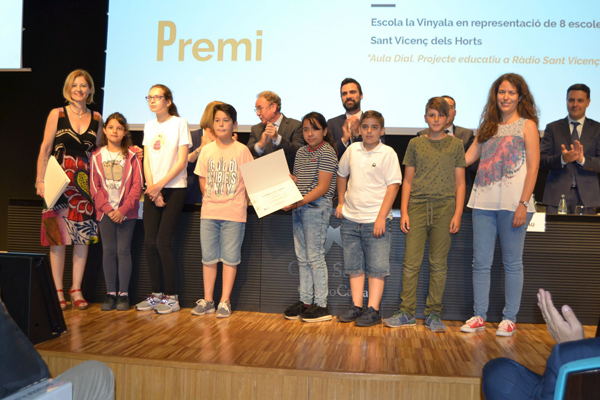 SOCIETAT: El programa de Ràdio Sant Vicenç 'Aula dial', guardonat amb el Premi el CAC a l'escola 