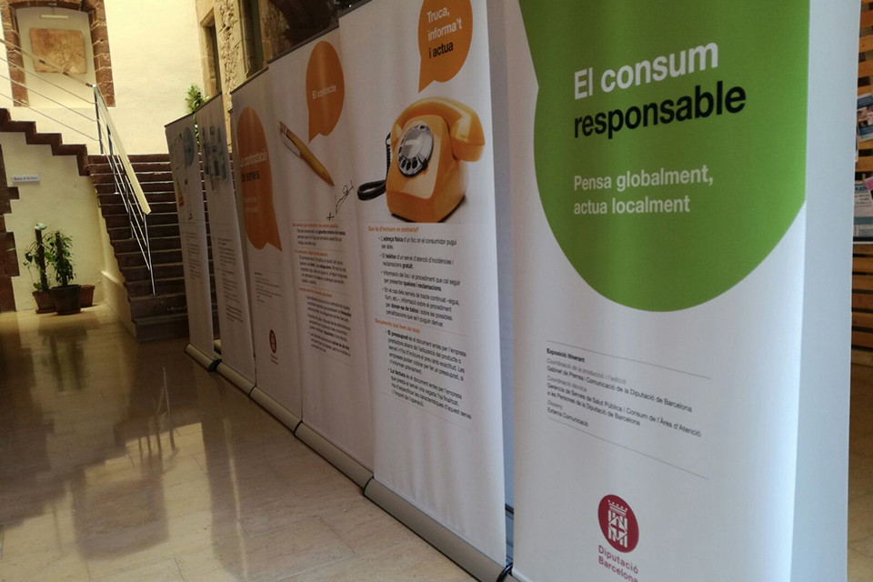 SOCIETAT: L’exposició “Lidera el teu consum” fomenta un consumidor responsable a Pallejà