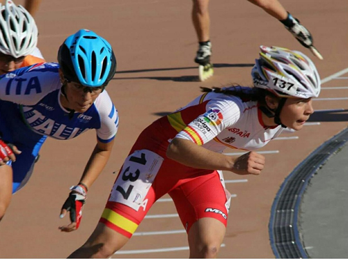 ESPORTS (PATINATGE VELOCITAT): Teresa Moreno es penja la seva tercera medalla de bronze a l'Europeu 
