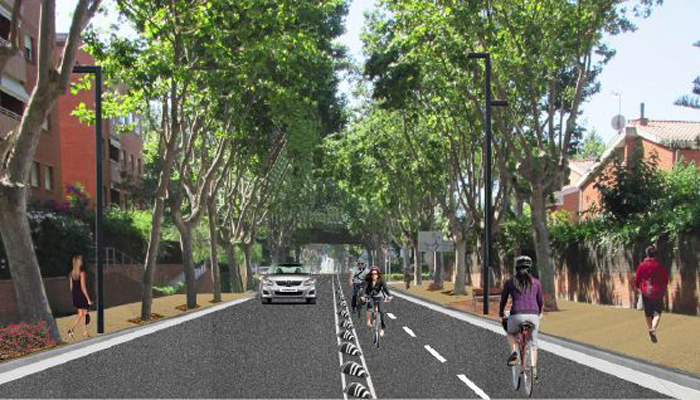 El projecte de reurbanització de l'avinguda de la Pineda forma part del Pla d'Actuació Municipal (PAM) 2019