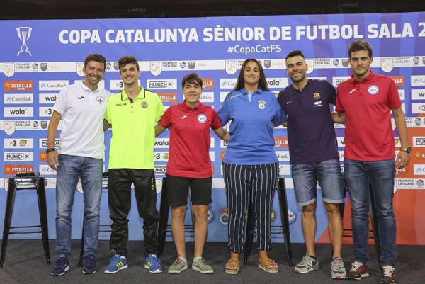 ESPORTS (FUTBOL SALA): Presentació de la Copa Catalunya Sènior al Palau Blaugrana