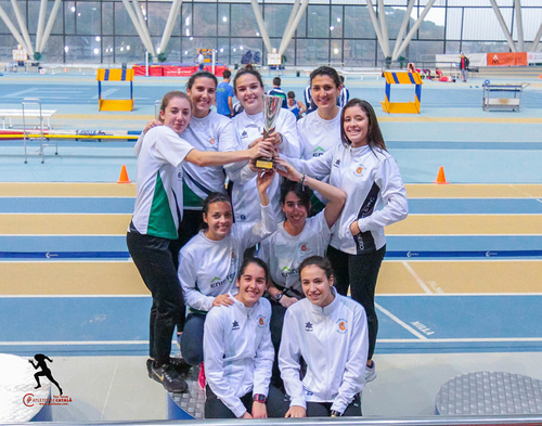  ESPORTS (ATLETISME): L’equip femení del Cornellà Atlètic assoleix l’ascens a categoria A del Català en pista coberta
