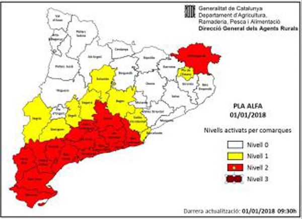 SOCIETAT: Alt risc d'incendi forestal al Baix Llobregat
