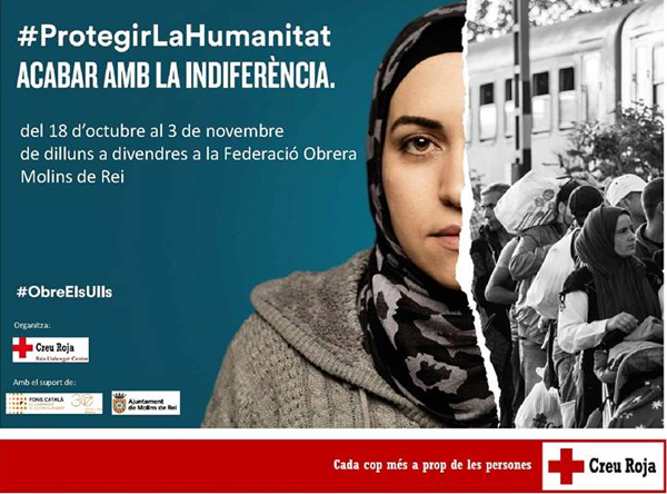 SOCIETAT: Presentació de l'exposició de la Creu Roja sobre els refugiats