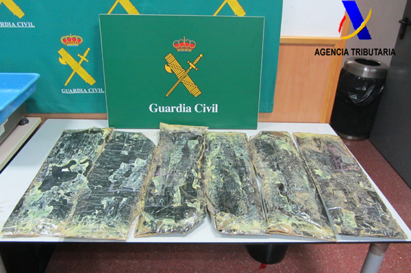 SUCCESSOS: La Guàrdia Civil intervé més d'11 quilos d'heroïna i deté a dues persones en l'Aeroport Barcelona-el Prat 