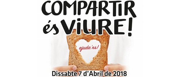 SOCIETAT: El 7 d'abril tindrà lloc el festival solidari "Compartir és VIURE!" per recollir aliments per a les famílies sense recursos