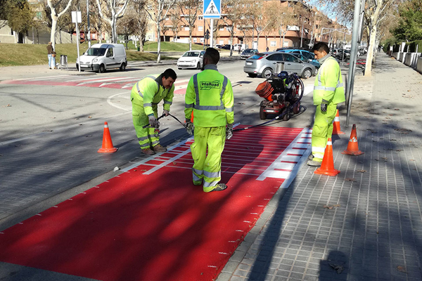 Millora del carril bici a la Ronda Santa Eulàlia de Pallejà