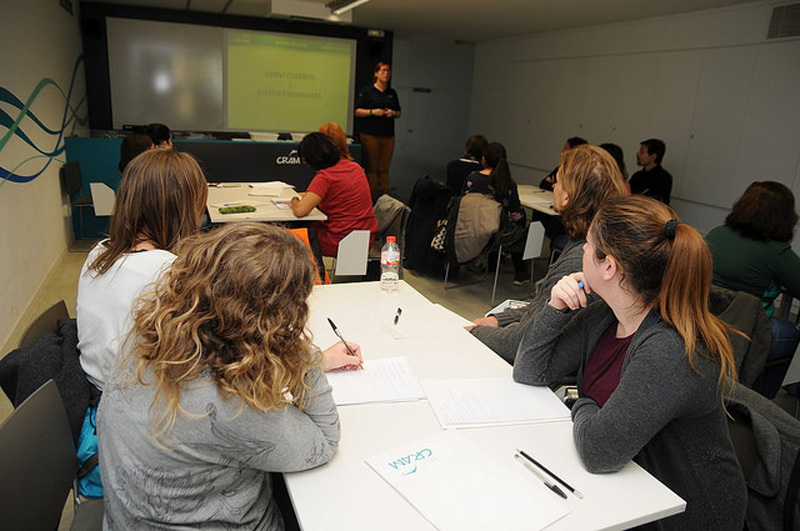 Al Prat de Llobregat, la formació la realitza l’equip d’educació ambiental del CRAM 