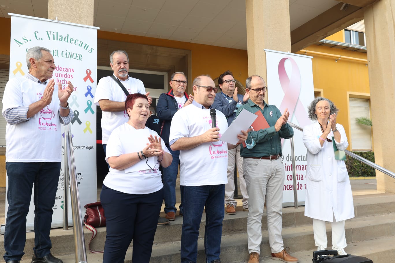 NdP LHospital de Viladecans commemora el Dia Mundial contra el Càncer de Mama amb la lectura del manifest 1