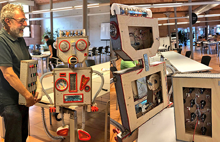 Robot Robi i Jaume Romagosa Club Maker 2018
