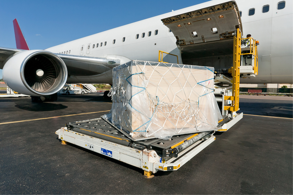 carga aerea de mercancias
