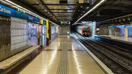 can boixeres metro station bona