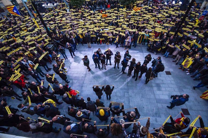 Sant Vicenç acull el primer acte de la campanya Free Junqueras