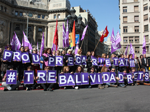 SOCIETAT: El Consell Municipal de Dones d’Esplugues dóna suport a la vaga feminista del 8 de març 