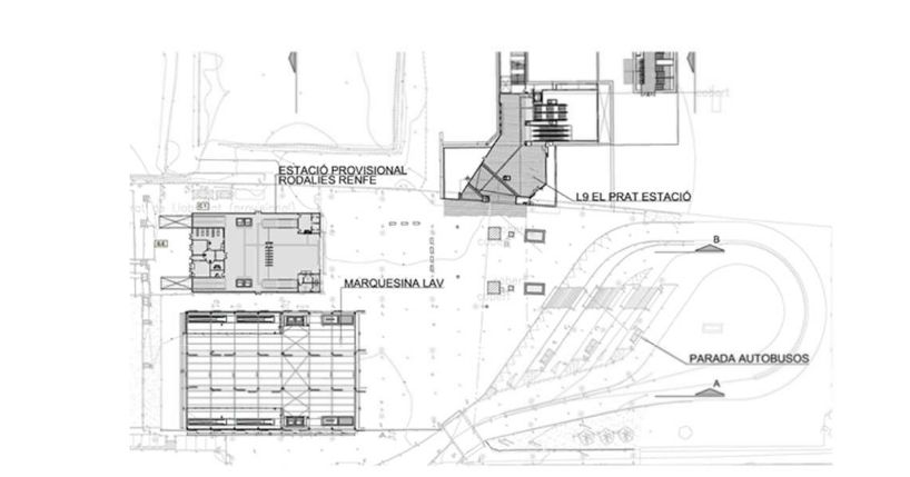 Territori licita la redacció del projecte de l'estació intermodal del Prat