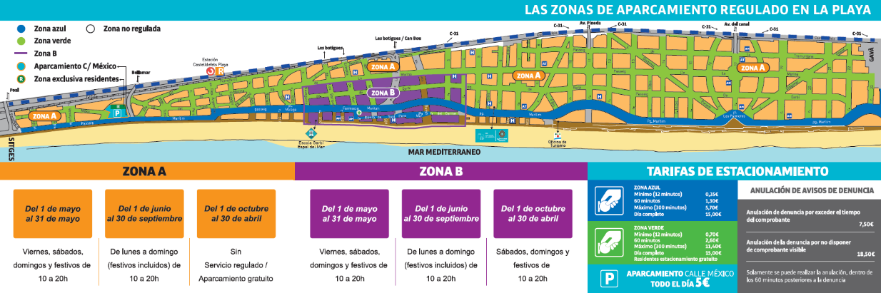 Mapa Zona verda blava i taronja v3