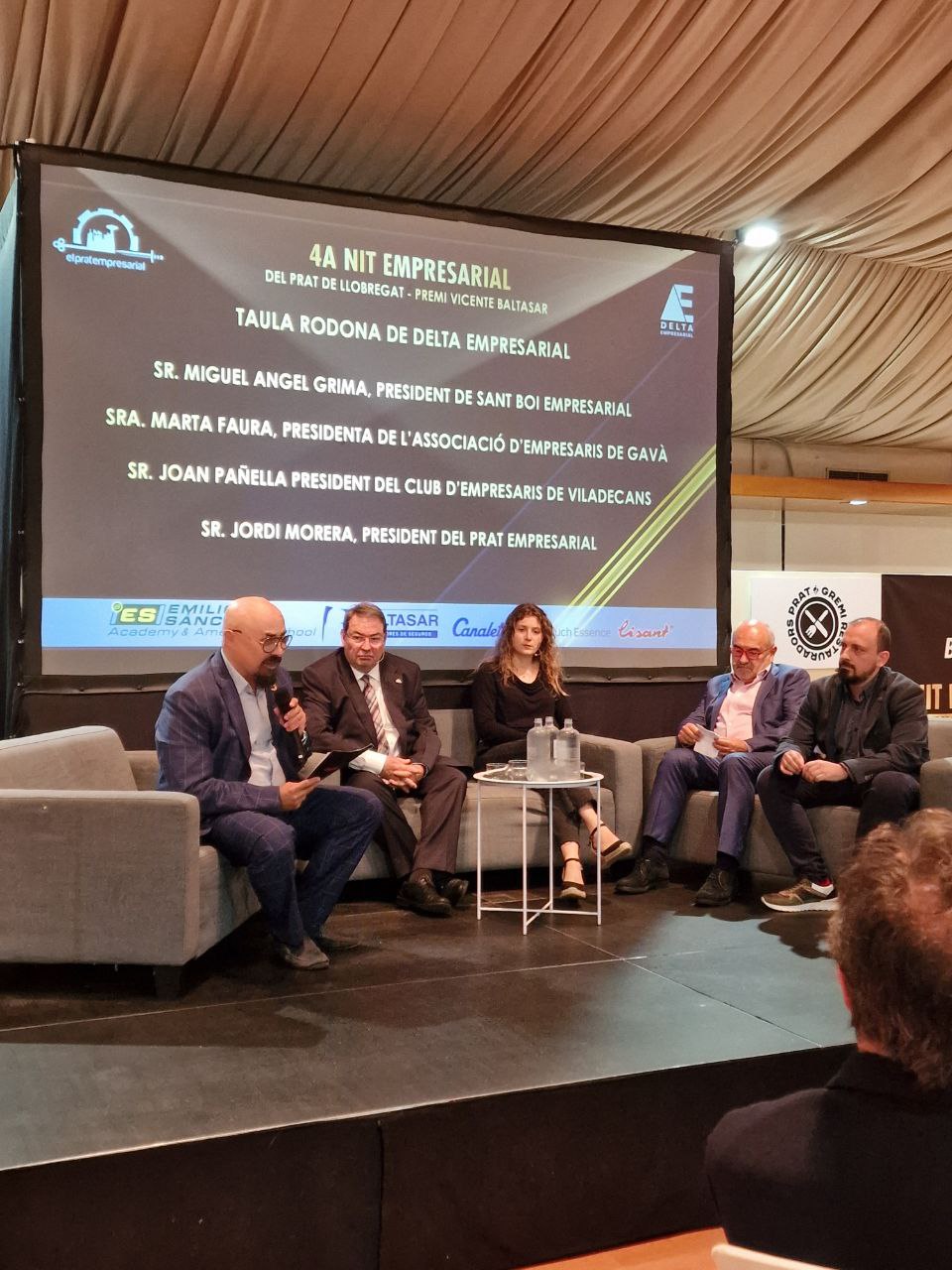 IV Nit Empresarial del Prat de Llobregat Premi Vicente Baltasar TaulaRodona DeltaEmpresarial