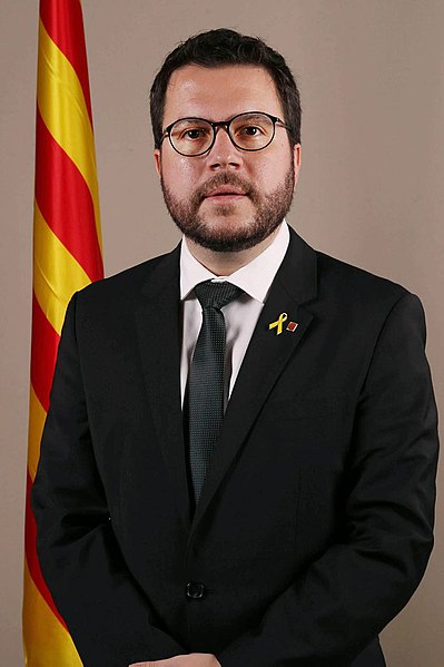 Pere Aragonès retrat oficial 2018