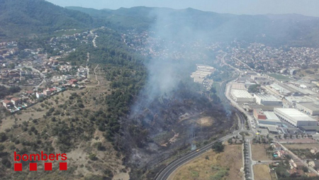 la campanya d estiu es salda amb quasi 23 hectarees cremades al baix llobregat