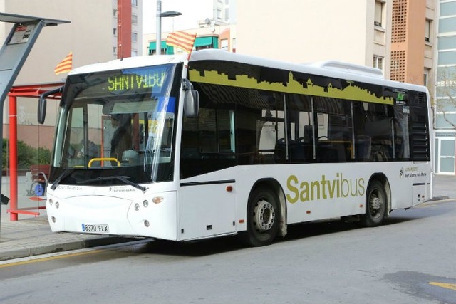  SOCIETAT: El SantviBus incrementa el nombre de passatgers en més del 22% el 2018