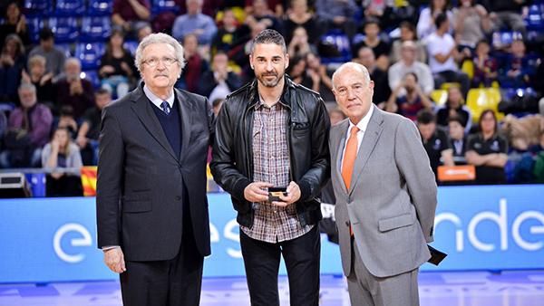 ESPORTS (BÀSQUET): La Federació Catalana de Bàsquet va reconèixer Juan Carlos Navarro