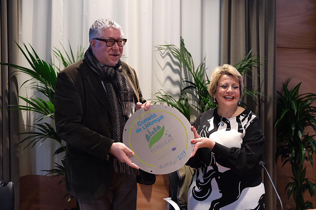 Cornellà rep el Green Leaf Award 2019 de la Comissió Europea