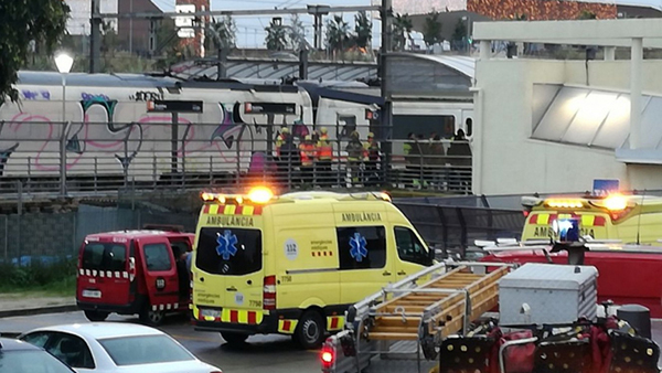 SUCCESSOS: Mor un home atropellat per un tren a Viladecans 