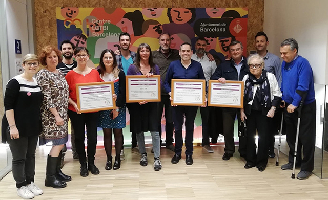 'entrega de premis, lliurats per l'Observatori contra l'Homofòbia de Catalunya, s'ha celebrat un dia abans del Dia Internacional contra la LGTBI-fòbia, que es commemora avui 17 de maig