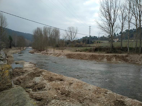 MEDI AMBIENT: L'ACA finalitza el 80% de les actuacions previstes a la conca del Llobregat arran dels aiguats de la passada tardor
