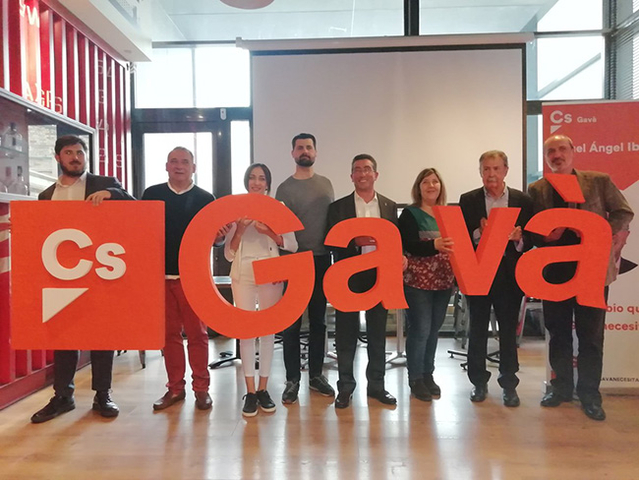 Ciutadans-Gavà ha presentat la seva candidatura a les eleccions municipals del pròxim 26 de maig de 2019