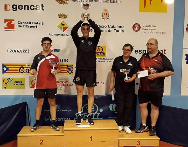 ESPORTS (TENNIS TAULA): Edgar Mataró, campió de Catalunya en la modalitat adaptat